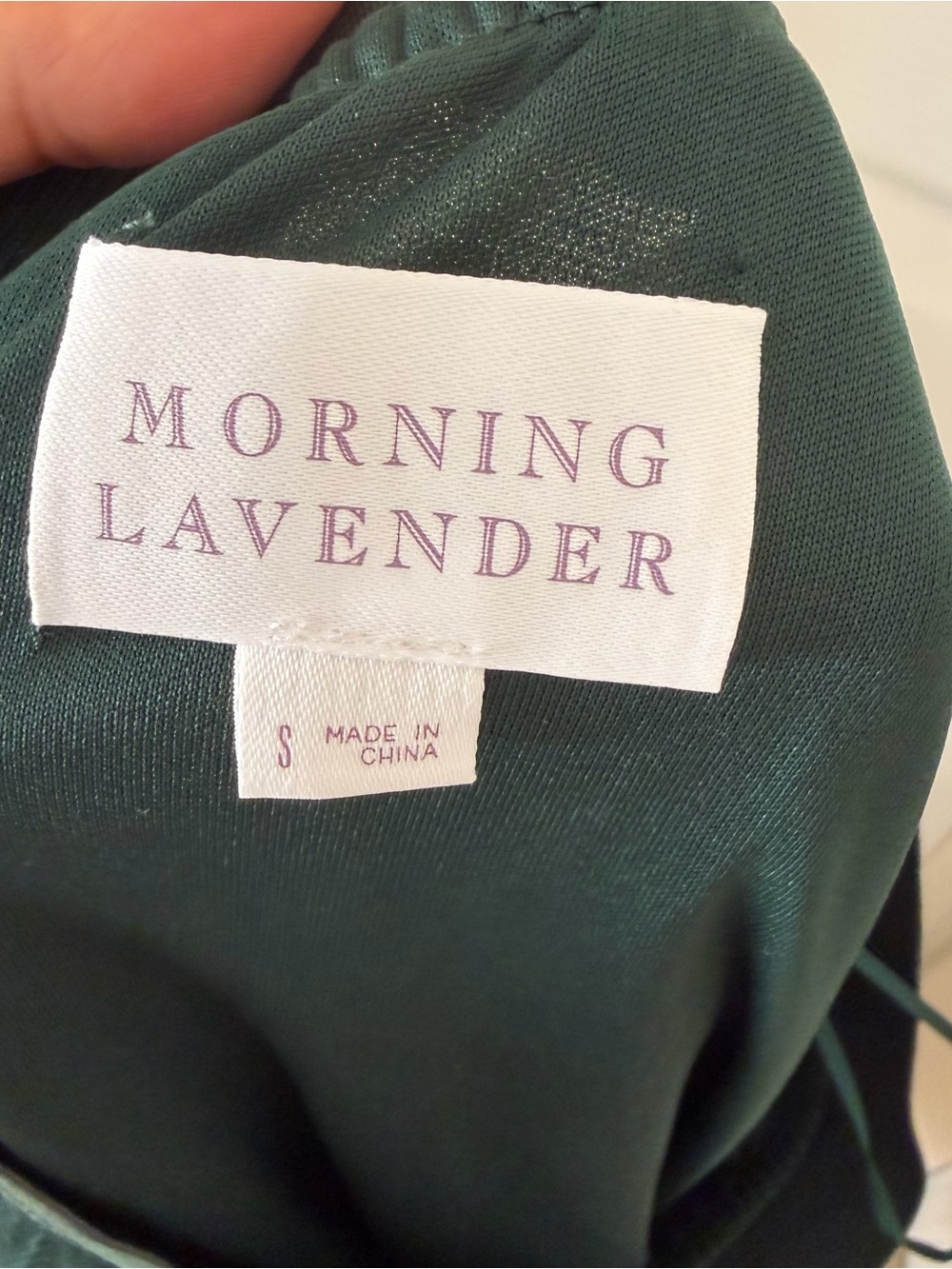 Morning Lavender Vienna Green pleated tulle midi skirt NWOT - Picture 5 of 7